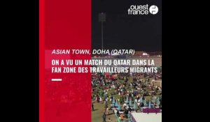 VIDÉO. Coupe du monde : on a vécu un match du Qatar dans la fan zone des travailleurs migrants