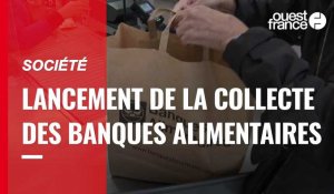 VIDÉO. La collecte nationale des Banques alimentaires est lancée