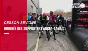 VIDÉO. En selle avec les coureurs d'Arkéa-Samsic pour la Journée des supporters