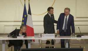 CNR: arrivée d'Emmanuel Macron pour un premier bilan