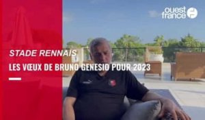 VIDEO. Quart de finale de Ligue Europa, parcours en Coupe... Les voeux de Bruno Genesio pour 2023