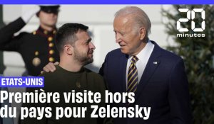 Guerre en Ukraine : Zelensky reçu par les Etats-Unis pour son premier voyage hors d'Ukraine