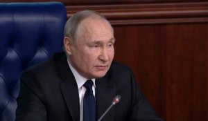 Poutine: le conflit en Ukraine est une "tragédie commune"