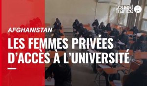 VIDÉO. En Afghanistan, les femmes sont désormais interdites d'accès à l'enseignement supérieur