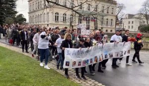 Marche blanche a Épernay en hommage à Laura Lanoux