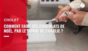 VIDEO. Comment faire ses chocolats de Noël, par l'atelier choletais le Monde de Charlie