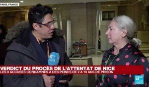 Attentat de Nice : un verdict trop léger pour Anne Muris qui espérait "des peines plus lourdes"