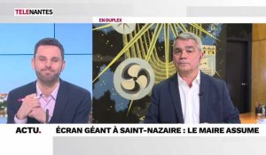 Écran géant à Saint-Nazaire : le maire assume