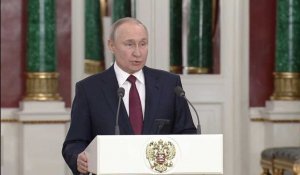Ukraine: Poutine veut que le conflit se termine "le plus tôt" possible
