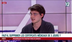 Premiers sur l'info: faut-il supprimer les certificats médicaux pour les courtes durées?  