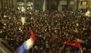 L'ambiance est à la fête après la victoire de la France face au Maroc