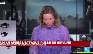 Un an de propagande russe au profit de la guerre en Ukraine
