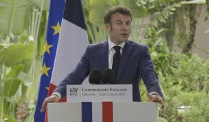 Afrique: "l'âge de la Françafrique est révolu", déclare Macron au Gabon
