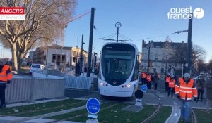 VIDÉO. A Angers, le tramway a effectué ses premiers essais