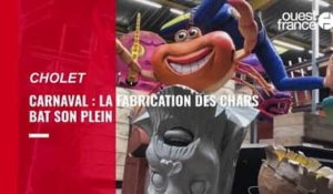 VIDÉO. Carnaval de Cholet : entrez dans les coulisses de la fabrication des chars