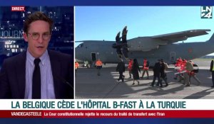 La Belgique cède son hôpital B-Fast à la Turquie