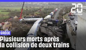 Grèce : deux trains entrent en collision, provoquant des dizaines de morts 