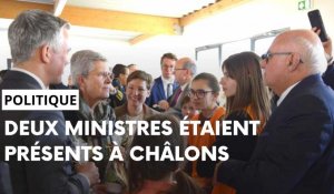 Les ministres Combe et Darrieussecq en visite dans la Marne