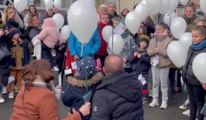 Neuville-Saint-Rémy : un lâcher de ballons en hommage à Arthur, tragiquement décédé