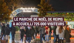 Le marché de Noël de Reims a accueilli 725 000 visiteurs