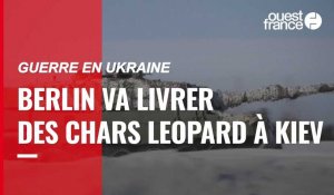 VIDÉO. Guerre en Ukraine : Berlin va livrer des chars Leopard à Kiev