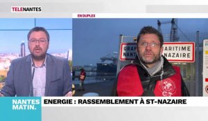 Journal de 8H30 : grève dans le secteur de l'énergie aujourd'hui avec un rassemblement sur le port de St-Nazaire