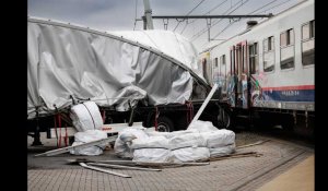 Une collision entre un train et un camion à Deerlijk fait un blessé
