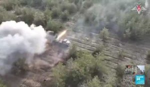 Combats en cours à Vouhledard en Ukraine
