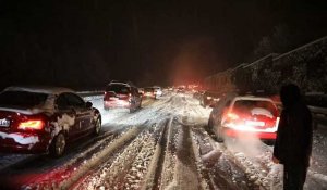 Trafic routier perturbé par la neige en Allemagne et en Croatie