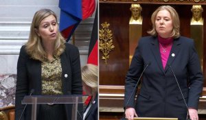 Séance parlementaire franco-allemande à l'Assemblée nationale à Paris