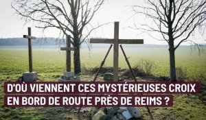 D'où viennent ces mystérieuses croix en bord de route près de Reims ? 
