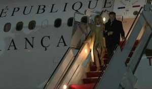 Emmanuel Macron arrive aux Etats-Unis pour une visite d'Etat