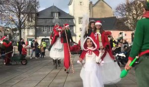 VIDÉO. L'esprit de Noël s'invite en ville à Quimperlé