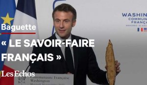 Macron se réjouit que la baguette entre au patrimoine immatériel de l’humanité