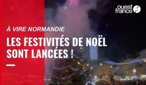VIDÉO. Père Noël, lancement des illuminations : la magie de Noël s'est emparée de Vire Normandie 