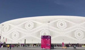 Foot - Coupe du monde Qatar 2022 - Ambiance et découverte du stade Al-Thumama qui accueille France - Pologne
