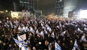 Israël : manifestation à Tel-Aviv contre le gouvernement de Netanyahu