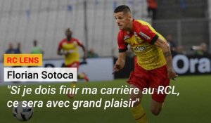 Florian Sotoca: "Si je dois finir ma carrière au RC Lens, ce sera avec grand plaisir"
