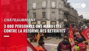 VIDÉO. À Châteaubriant, une belle mobilisation contre la réforme des retraites