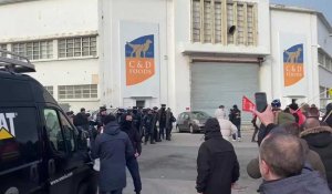 La tension monte un peu entre manifestants et forces de l’ordre à Boulogne