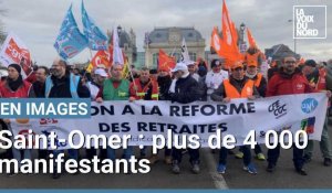Saint-Omer : plus de 4 000 manifestants contre la réforme des retraites 