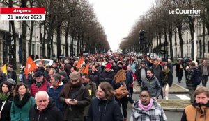 VIDÉO. La foule contre la réforme des retraites sur le boulevard du Roi René a Angers