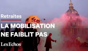 Forte mobilisation pour la 2e journée de manifestations contre la réforme des retraites 