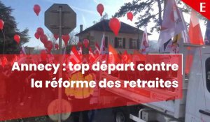 Annecy : le cortège de la manifestation est parti