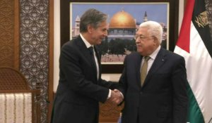 Le président palestinien rencontre le secrétaire d'Etat américain à Ramallah