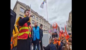 Manifestation à Amiens contre la réforme des retraites