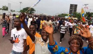 Une foule en liesse accueille le pape François à Kinshasa