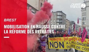VIDÉO. Forte mobilisation à Brest : plus de 20 000 personnes contre la réforme des retraites