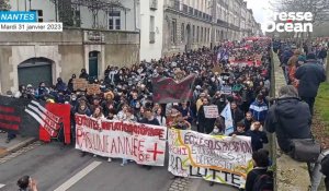 VIDÉO. Grève du 31 janvier 2023 : raz-de-marée à Nantes contre la réforme des retraites