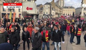 VIDÉO. Grève du 31 janvier : au Mans, le cortège s’est élancé pour une nouvelle journée de mobilisation